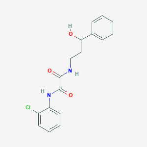 N1-(2-chlorophenyl)-N2-(3-hydroxy-3-phenylpropyl)oxalamide