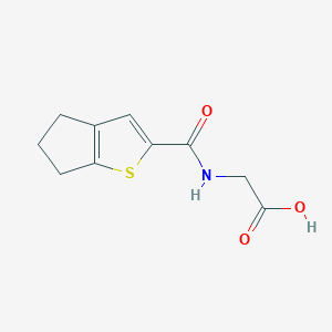 2-{4H,5H,6H-cyclopenta[b]thiophen-2-ylformamido}acetic acid