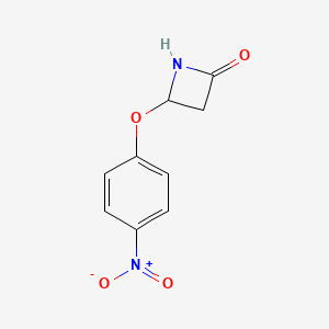 molecular formula C9H8N2O4 B2971257 4-(4-Nitrophenoxy)azetidin-2-one CAS No. 31898-87-0