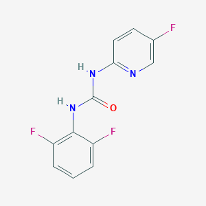 molecular formula C12H8F3N3O B2971272 3-(2,6-Difluorophenyl)-1-(5-fluoropyridin-2-yl)urea CAS No. 2329350-13-0