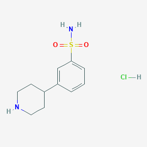 3-(Piperidin-4-yl)benzenesulfonamide hydrochloride