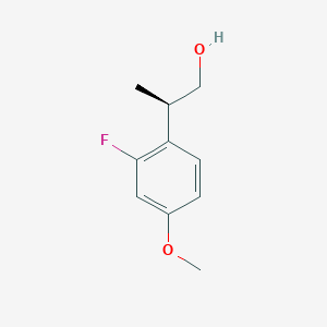 (2R)-2-(2-Fluoro-4-methoxyphenyl)propan-1-ol