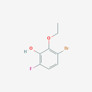 molecular formula C8H8BrFO2 B2971303 3-Bromo-2-ethoxy-6-fluorophenol CAS No. 1367707-23-0