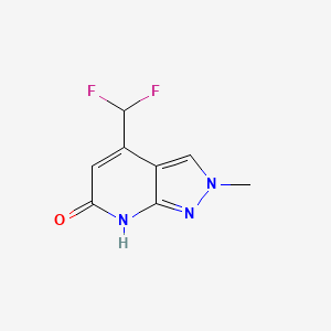 4-(Difluoromethyl)-2-methyl-2H-pyrazolo[3,4-b]pyridin-6(7H)-one