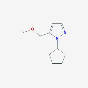 1-cyclopentyl-5-(methoxymethyl)-1H-pyrazole