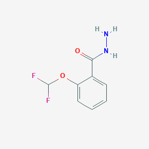molecular formula C8H8F2N2O2 B2971396 2-(Difluoromethoxy)benzohydrazide CAS No. 333430-83-4