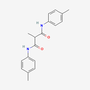 molecular formula C18H20N2O2 B2971398 2-甲基-N1,N3-二对甲苯基丙二酰二胺 CAS No. 60519-54-2