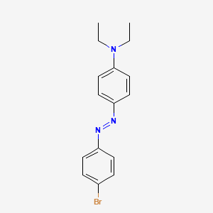 molecular formula C16H18BrN3 B2971462 4'-Bromo-4-(diethylamino)azobenzene CAS No. 22700-62-5