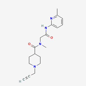 2-{N-methyl-1-[1-(prop-2-yn-1-yl)piperidin-4-yl]formamido}-N-(6-methylpyridin-2-yl)acetamide