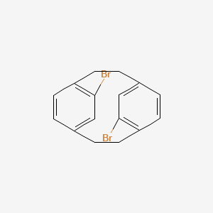 molecular formula C16H14Br2 B2971550 4,16-二溴[2.2]对二环戊烷 CAS No. 23927-40-4