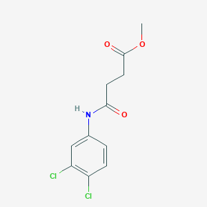 molecular formula C11H11Cl2NO3 B2971557 Methyl 4-(3,4-dichloroanilino)-4-oxobutanoate CAS No. 86886-91-1