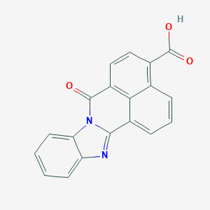 molecular formula C19H10N2O3 B2971584 7-Oxo-7H-benzimidazo[2,1-A]benzo[DE]isoquinoline-4-carboxylic acid CAS No. 52029-85-3