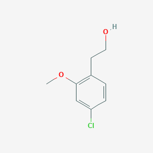 molecular formula C9H11ClO2 B2971618 2-(4-Chloro-2-methoxyphenyl)ethanol CAS No. 193290-24-3