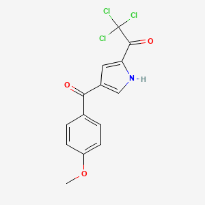 2,2,2-trichloro-1-[4-(4-methoxybenzoyl)-1H-pyrrol-2-yl]-1-ethanone