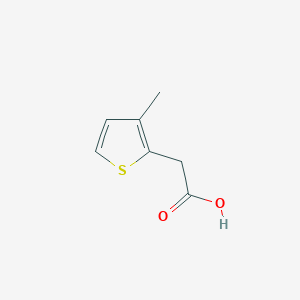 molecular formula C7H8O2S B2971653 2-(3-甲基噻吩-2-基)乙酸 CAS No. 70596-07-5