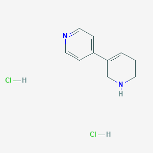 molecular formula C10H14Cl2N2 B2971703 4-(1,2,5,6-Tetrahydropyridin-3-yl)pyridine dihydrochloride CAS No. 1909306-19-9
