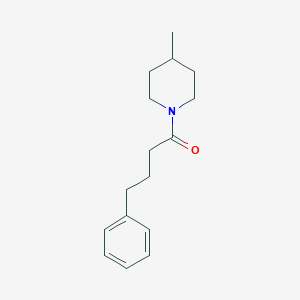molecular formula C16H23NO B2971749 1-(4-Methylpiperidyl)-4-phenylbutan-1-one CAS No. 432494-63-8