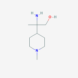 2-Amino-2-(1-methyl-4-piperidyl)propan-1-ol