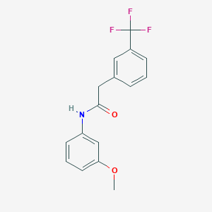 N-(3-methoxyphenyl)-2-[3-(trifluoromethyl)phenyl]acetamide