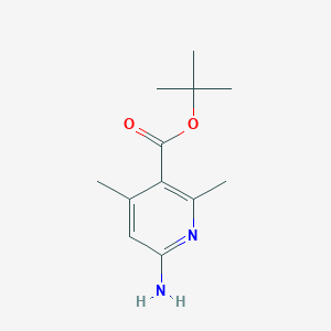 molecular formula C12H18N2O2 B2971925 Tert-butyl 6-amino-2,4-dimethylpyridine-3-carboxylate CAS No. 2248417-81-2