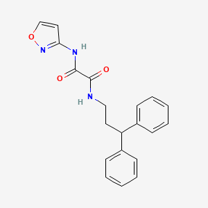 B2971965 N1-(3,3-diphenylpropyl)-N2-(isoxazol-3-yl)oxalamide CAS No. 941921-44-4