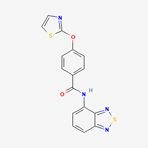 N-(benzo[c][1,2,5]thiadiazol-4-yl)-4-(thiazol-2-yloxy)benzamide