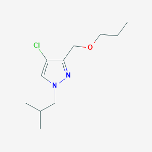 4-chloro-1-isobutyl-3-(propoxymethyl)-1H-pyrazole