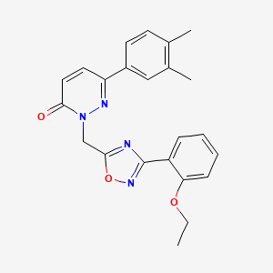 6-(3,4-dimethylphenyl)-2-((3-(2-ethoxyphenyl)-1,2,4-oxadiazol-5-yl)methyl)pyridazin-3(2H)-one
