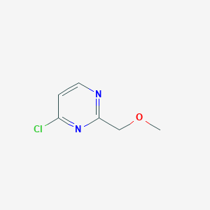 molecular formula C6H7ClN2O B2972045 4-氯-2-(甲氧基甲基)嘧啶 CAS No. 105950-89-8
