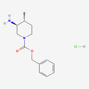 trans-Benzyl 3-amino-4-methylpiperidine-1-carboxylate hcl