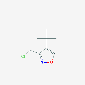 4-Tert-butyl-3-(chloromethyl)-1,2-oxazole