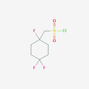 (1,4,4-Trifluorocyclohexyl)methanesulfonyl chloride