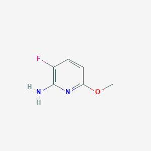 molecular formula C6H7FN2O B2972141 3-Fluoro-6-methoxypyridin-2-amine CAS No. 1314975-01-3
