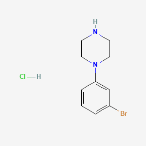 molecular formula C10H14BrClN2 B2972173 1-(3-Bromophenyl)piperazine hydrochloride CAS No. 31197-30-5; 796856-45-6