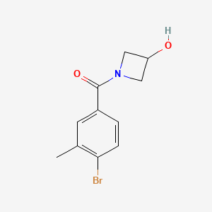 (4-Bromo-3-methyl-phenyl)-(3-hydroxy-azetidin-1-yl)-methanone