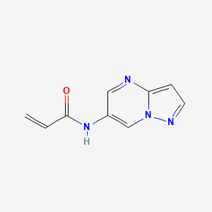 N-Pyrazolo[1,5-a]pyrimidin-6-ylprop-2-enamide