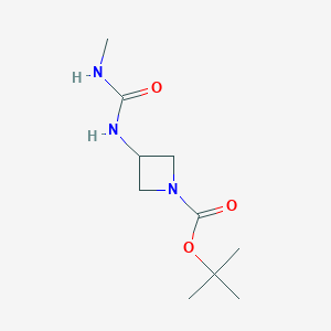 molecular formula C10H19N3O3 B2972220 Tert-butyl 3-(3-methylureido)azetidine-1-carboxylate CAS No. 1376291-72-3