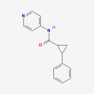 2-phenyl-N-4-pyridinylcyclopropanecarboxamide