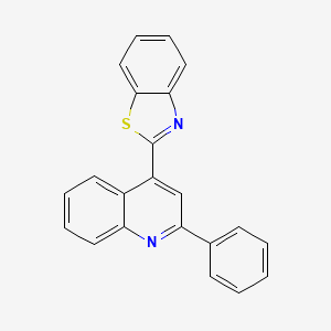 B2972248 4-(1,3-Benzothiazol-2-yl)-2-phenylquinoline CAS No. 42039-61-2