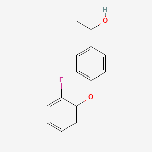 B2972265 1-[4-(2-Fluorophenoxy)phenyl]ethan-1-ol CAS No. 1156865-10-9