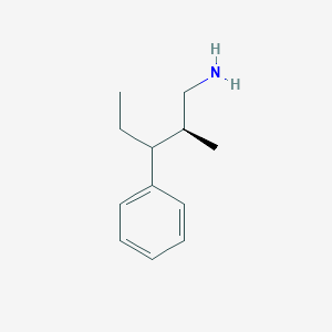 molecular formula C12H19N B2972274 (2S)-2-Methyl-3-phenylpentan-1-amine CAS No. 2248214-75-5