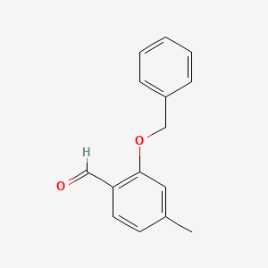 molecular formula C15H14O2 B2972291 2-(Benzyloxy)-4-methylbenzaldehyde CAS No. 154478-35-0