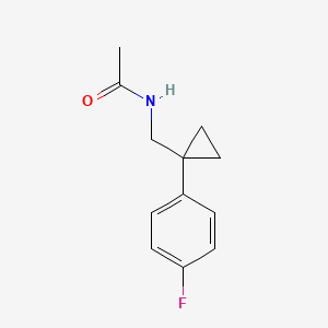 N-((1-(4-fluorophenyl)cyclopropyl)methyl)acetamide