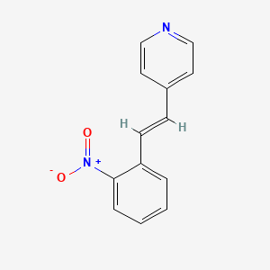 4-[(E)-2-(2-nitrophenyl)vinyl]pyridine