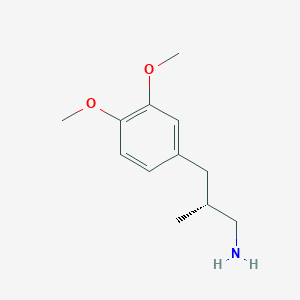 molecular formula C12H19NO2 B2972364 (2R)-3-(3,4-Dimethoxyphenyl)-2-methylpropan-1-amine CAS No. 2248202-60-8