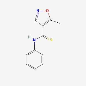 5-methyl-N-phenyl-1,2-oxazole-4-carbothioamide