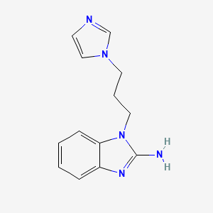 1-[3-(1H-imidazol-1-yl)propyl]-1H-1,3-benzodiazol-2-amine