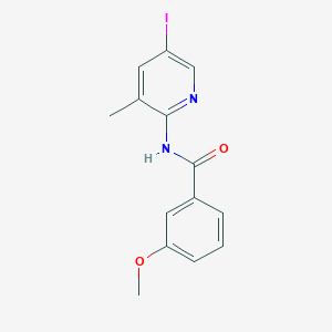 N-(5-iodo-3-methylpyridin-2-yl)-3-methoxybenzamide