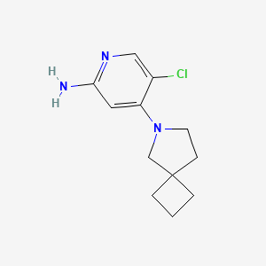 4-(6-Azaspiro[3.4]octan-6-yl)-5-chloropyridin-2-amine