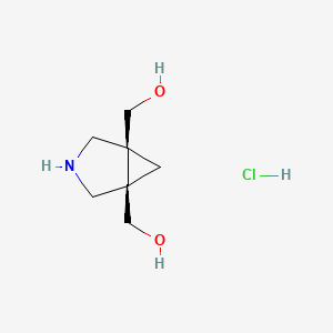 ((1R,5S)-3-Azabicyclo[3.1.0]hexane-1,5-diyl)dimethanol hydrochloride